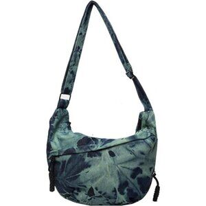 Crescent Bag for Women Men Nylon Crossbody Bags Multi-Pocket Sling Bag Roomy